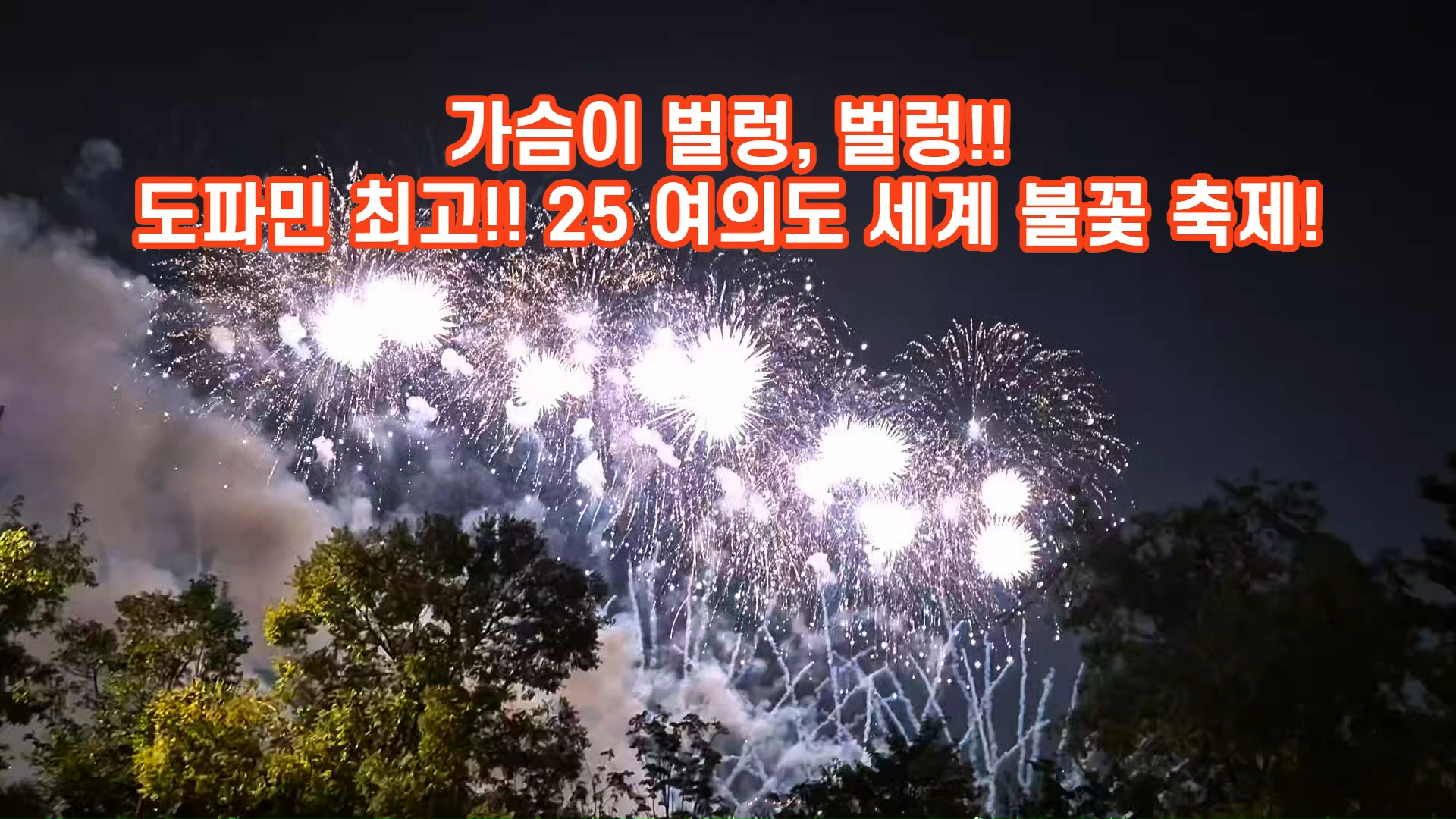 도파민 폭발! 25 여의도 한화 세계 불꽃 축제와 영어 도서관 원서 리딩 불꽃 관계